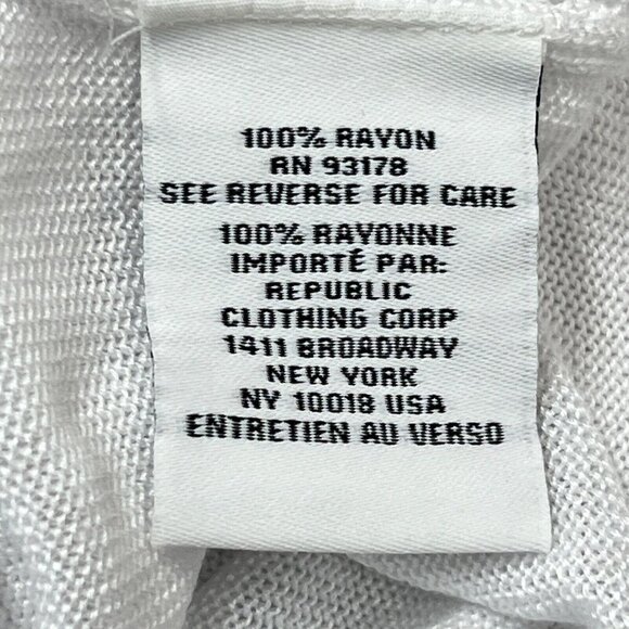 Magaschoni Womens 1X Open Front Long Cardigan White Open Knit Detail White Drape - Picture 9 of 9